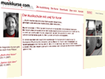 bild der Webseite musikkurse.com, Webdesigner fr Homepages